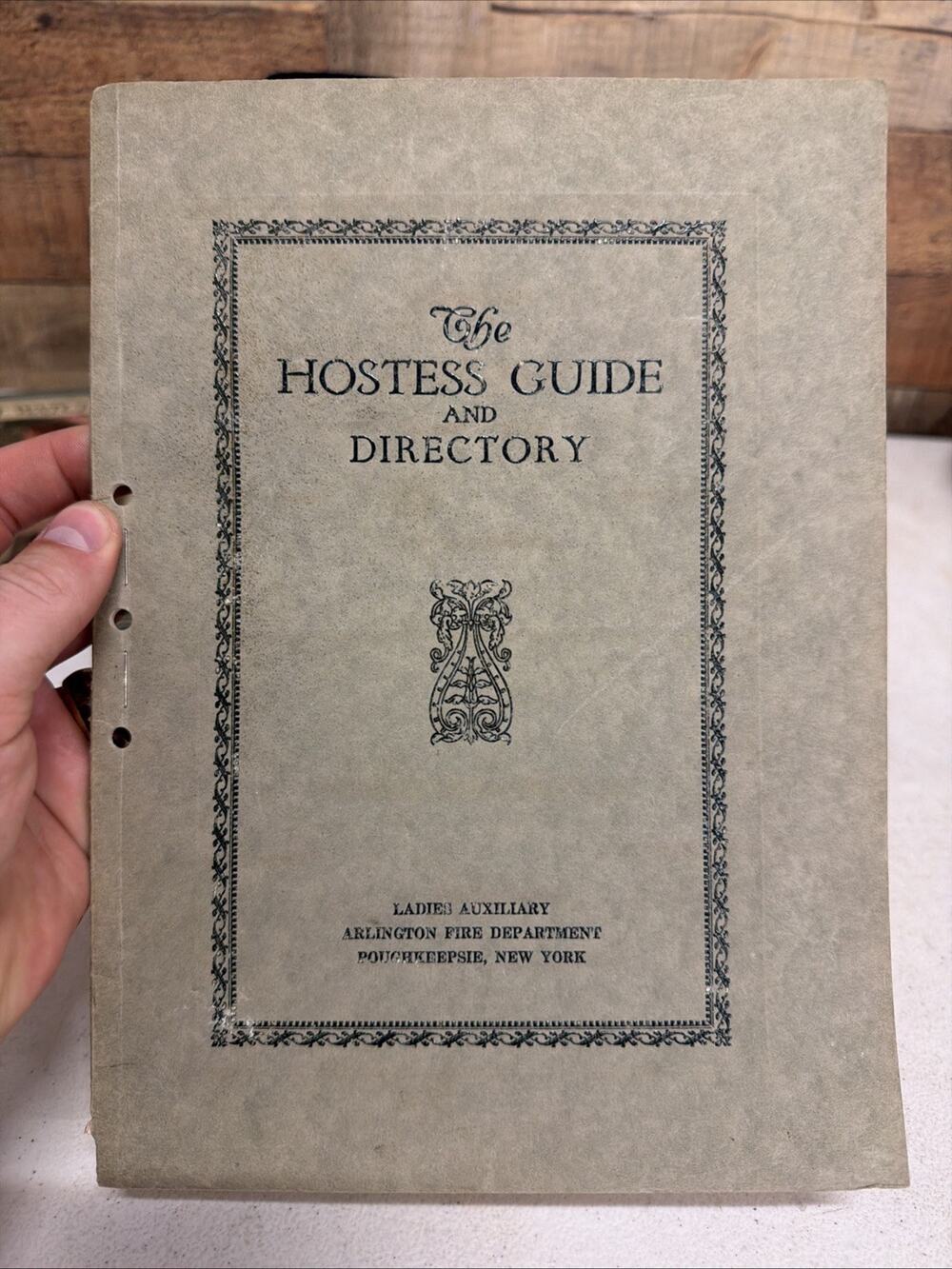 Hostess Guide & Directory Ladies Auxiliary Arlington Fire Dept. Poughkeepsie, NY